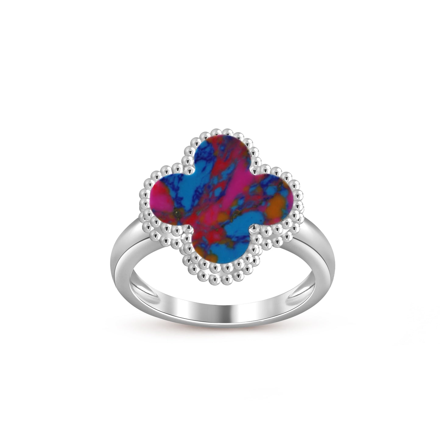 [Lora]CLOVER SILVER RING COLLECTION