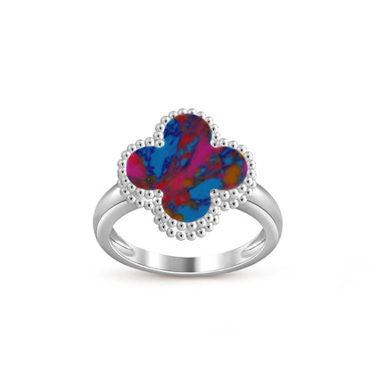 [Lora]CLOVER SILVER RING COLLECTION