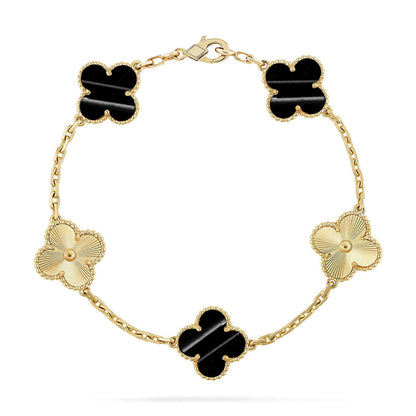 [Lora] CLOVER 5 MOTIF PULSAR STONE BRACELET COLLECTION