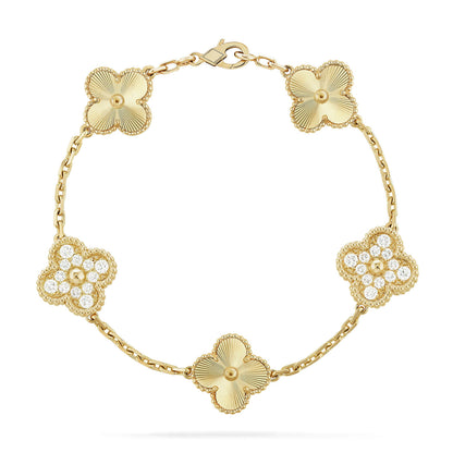 [Lora] CLOVER 5 MOTIF LASER BRACELET COLLECTION