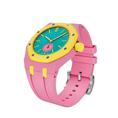 Royal Oak Pop Exclusive Bioceramic Case & Silicone Strap Pure Color