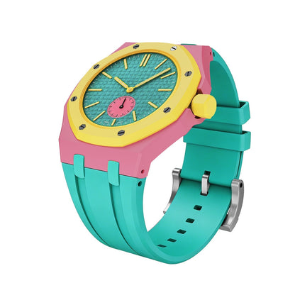 Royal Oak Pop Exclusive Bioceramic Case & Silicone Strap Pure Color