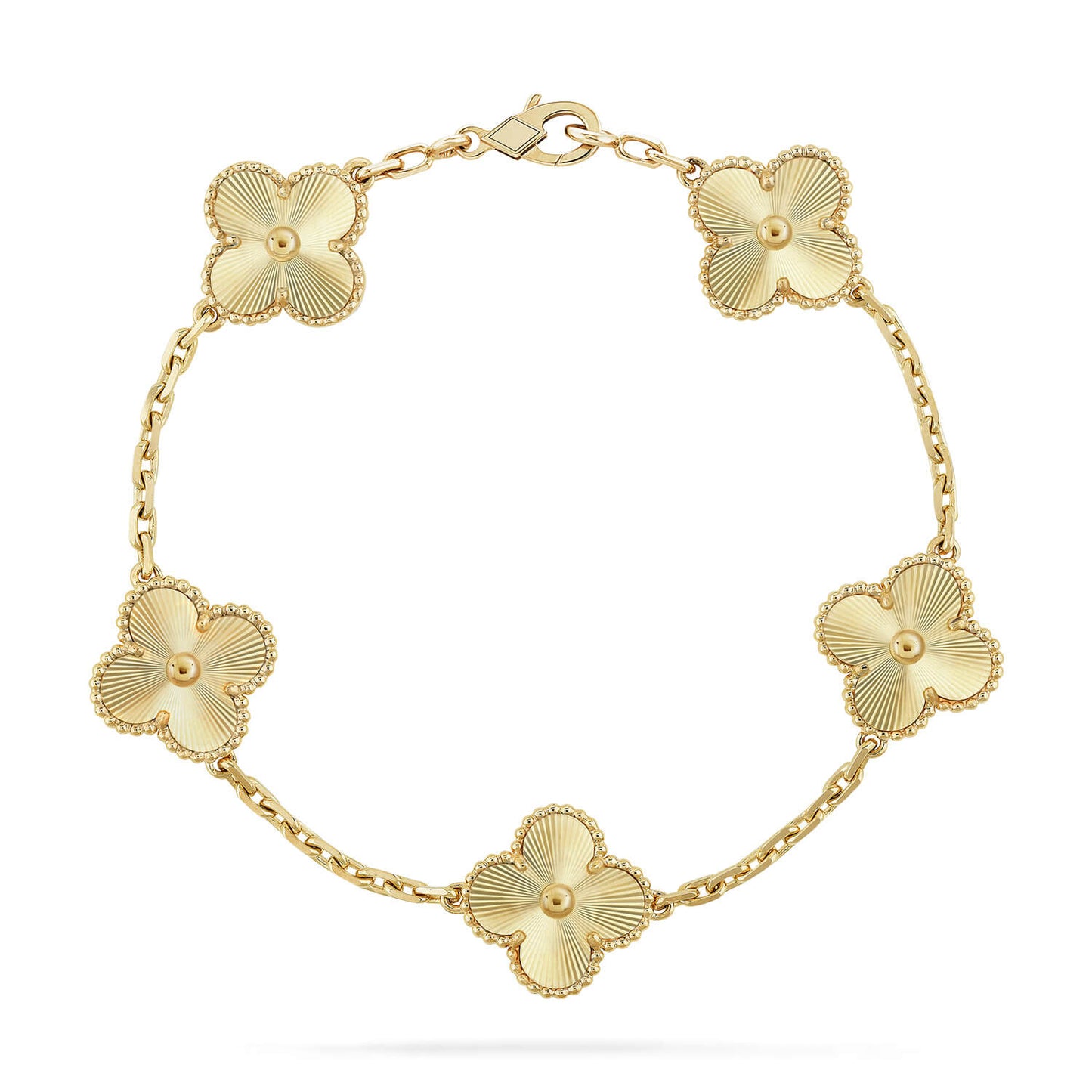[LORA]CLOVER 5 FLOWERS LASER BRACELET