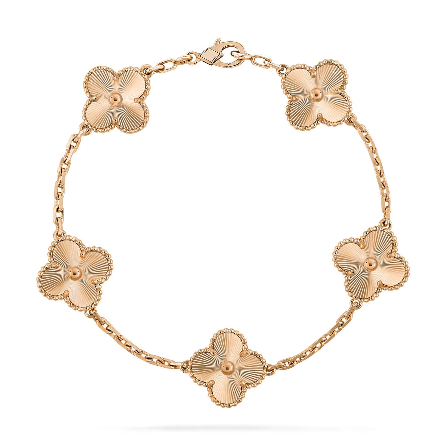 [LORA]CLOVER 5 FLOWERS LASER BRACELET