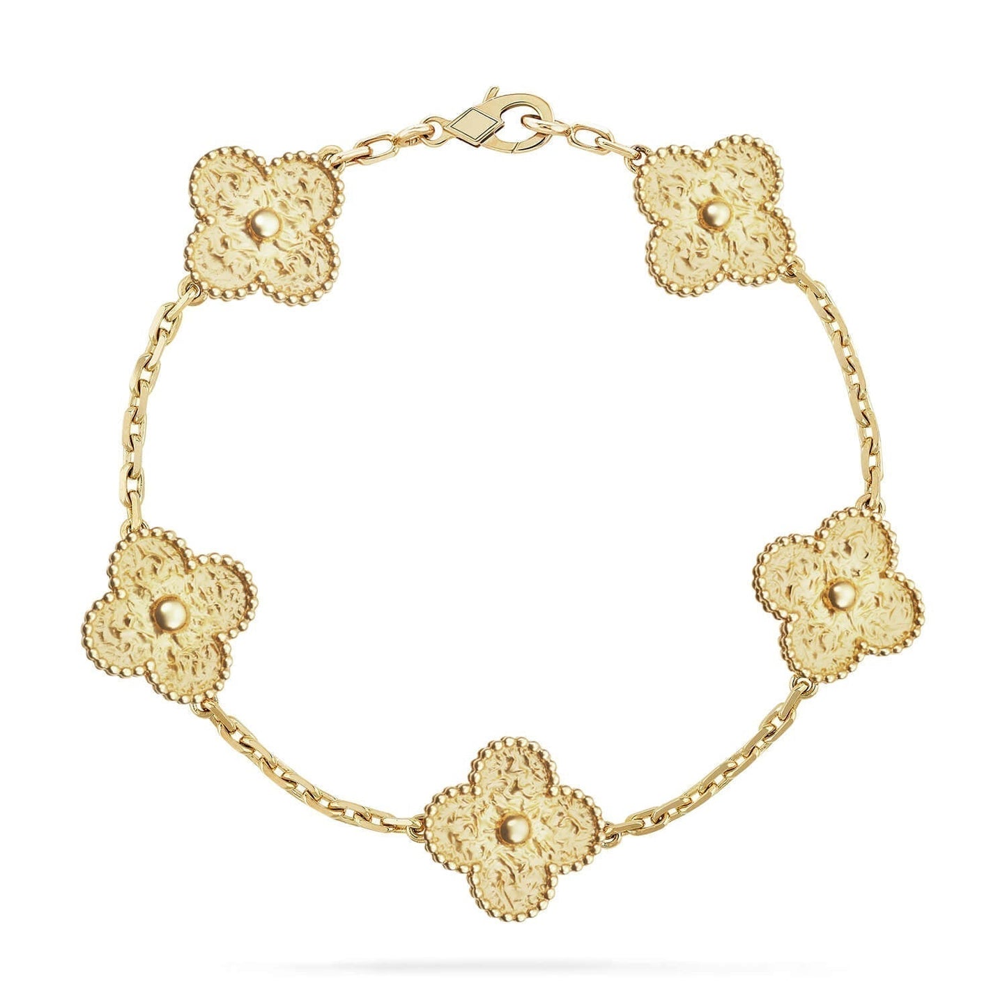 [LORA]CLOVER 5 MOTIFS BRONZING BRACELET