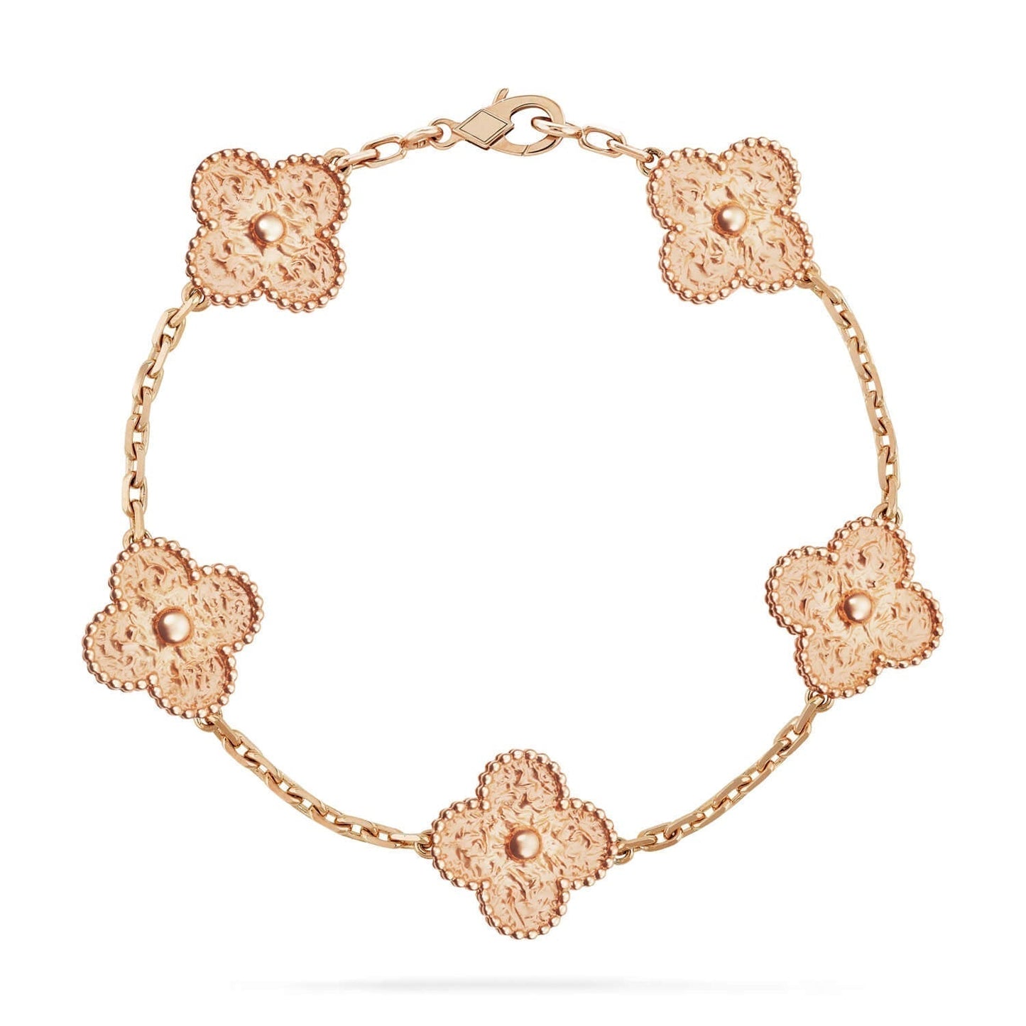 [LORA]CLOVER 5 MOTIFS BRONZING BRACELET