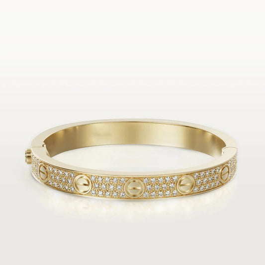 [LORA]LOVE BRACELET 6.1MM DIAMOND-PAVED