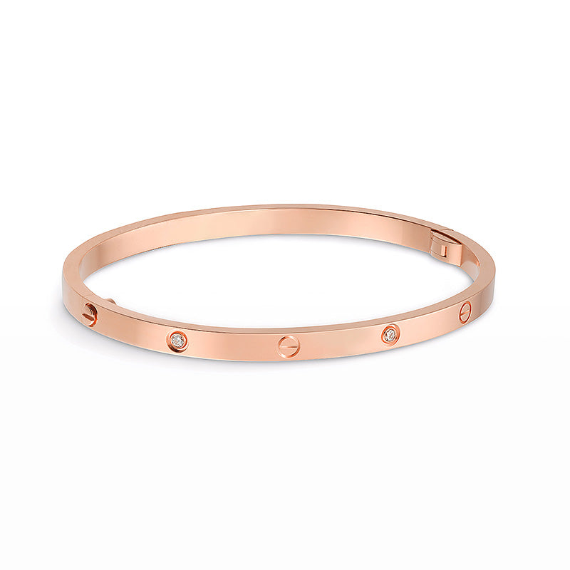 [LORA]LOVE BRACELET 3.65MM 6 DIAMONDS