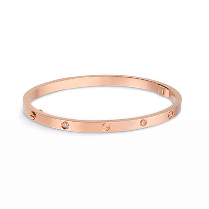[LORA]LOVE BRACELET 3.65MM 6 DIAMONDS
