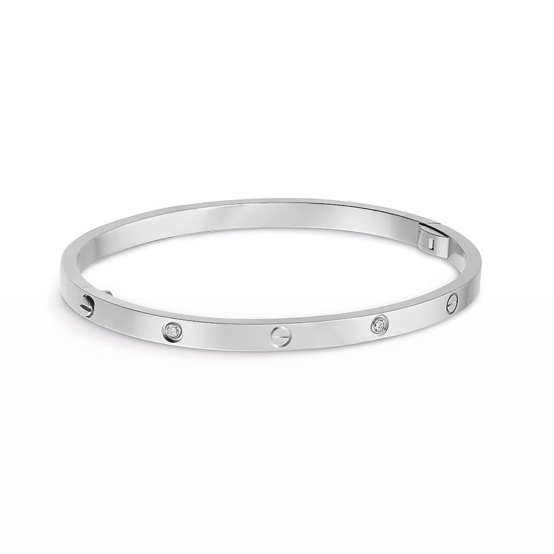 [LORA]LOVE BRACELET 3.65MM 6 DIAMONDS