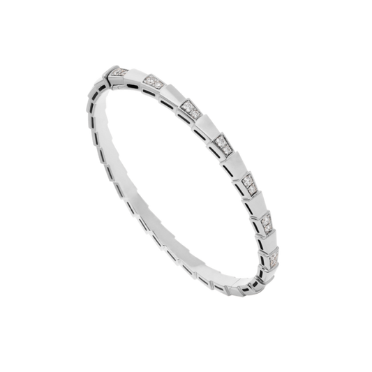 [LORA]SERPENTI BRACELET SILVER DIAMOND