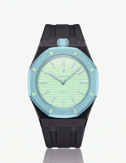 Silicone Strap & Case  Royal Pop  Blaue Acht(Customize  Colors)