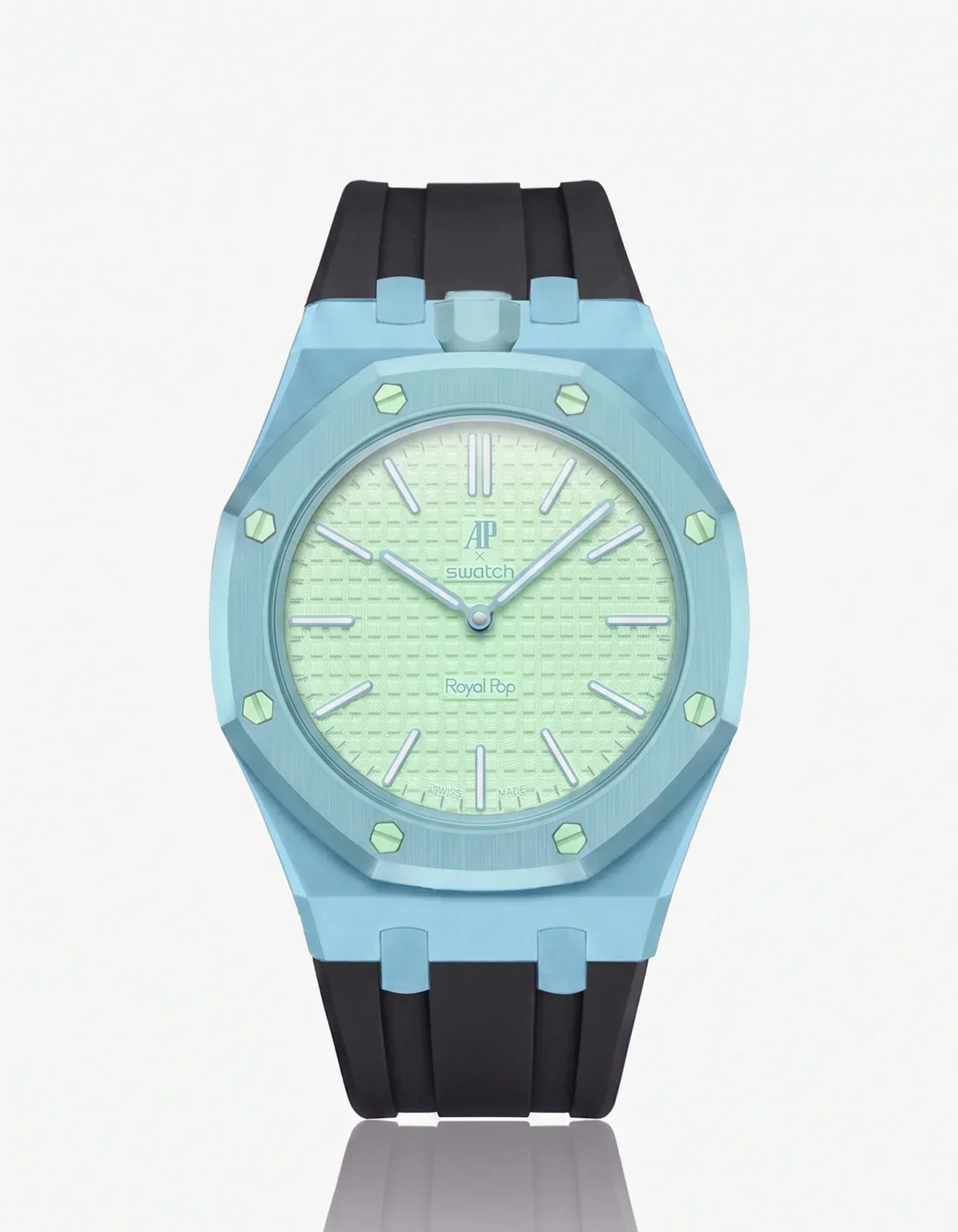 Silicone Strap & Case  Royal Pop  Blaue Acht(Customize  Colors)