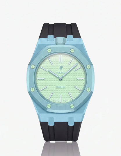 Silicone Strap & Case  Royal Pop  Blaue Acht(Customize  Colors)
