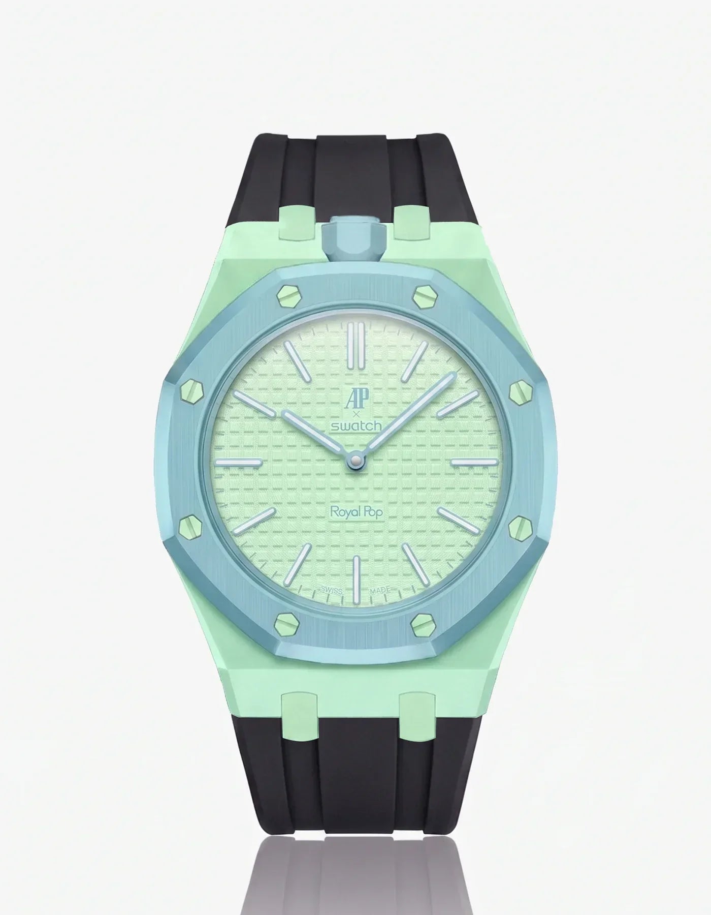 Silicone Strap & Case  Royal Pop  Blaue Acht(Customize  Colors)
