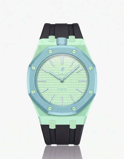Silicone Strap & Case  Royal Pop  Blaue Acht(Customize  Colors)