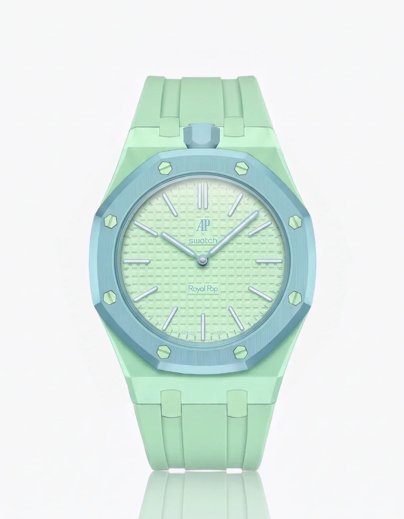 Silicone Strap & Case  Royal Pop  Blaue Acht(Customize  Colors)