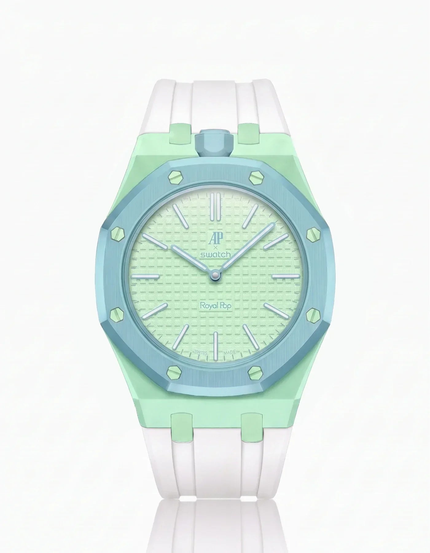 Silicone Strap & Case  Royal Pop  Blaue Acht(Customize  Colors)