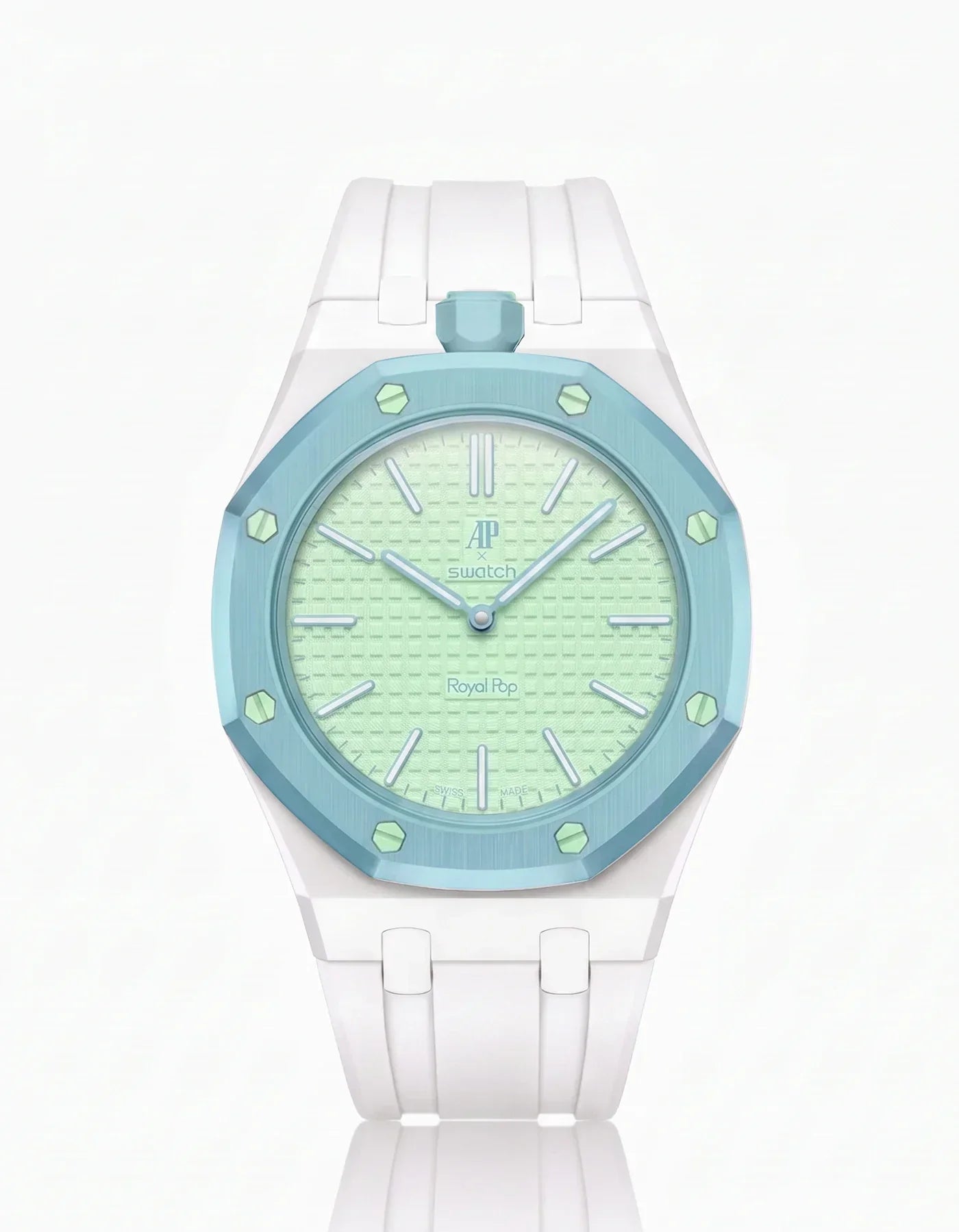 Silicone Strap & Case  Royal Pop  Blaue Acht(Customize  Colors)