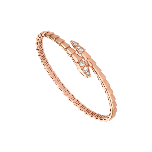 [LORA]SERPENTI BRACELET DIAMONDS PINK GOLD