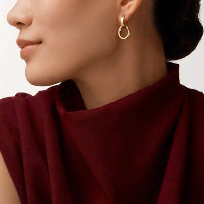 [LORA] LOVE 3.3MM DANGLE EARRINGS