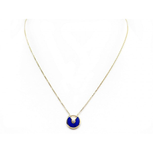 [LORA]AMULETTE ROSE GOLD AGATE NECKLACE