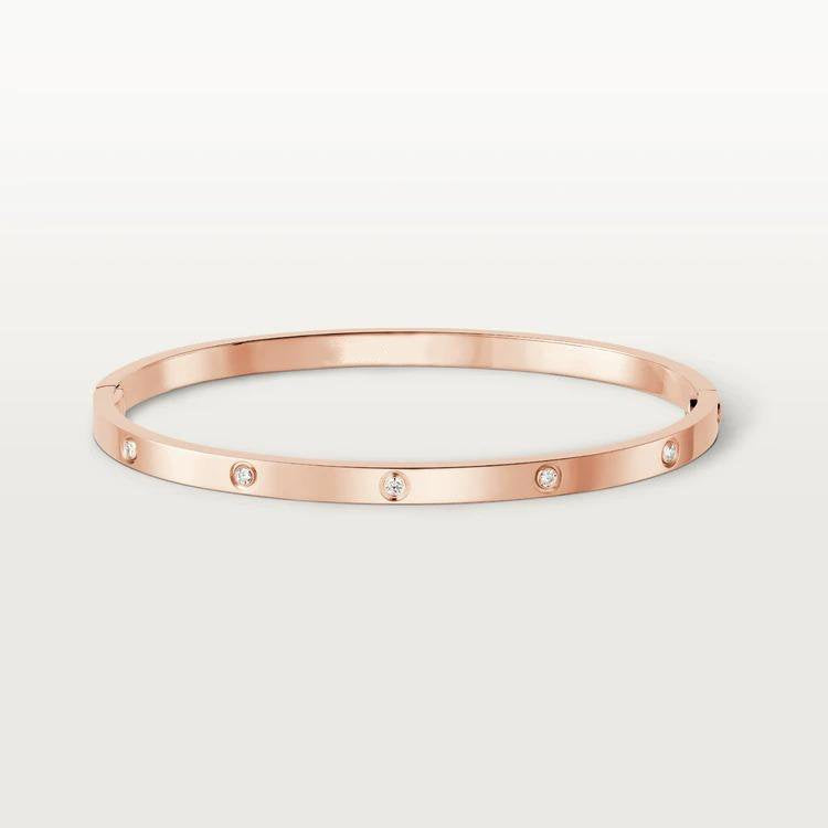 [LORA]LOVE BRACELET 3.65MM 10 DIAMONDS