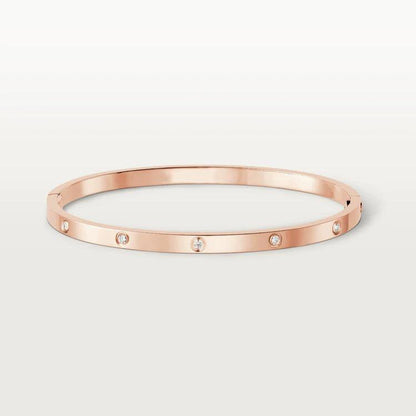 [LORA]LOVE BRACELET 3.65MM 10 DIAMONDS