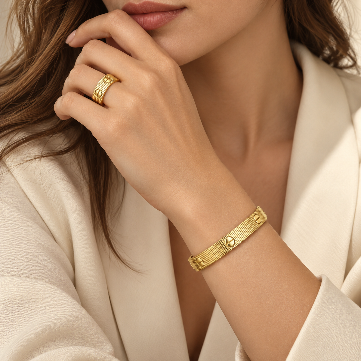 [Lora]Love Unlimited Bracelet & Ring Set