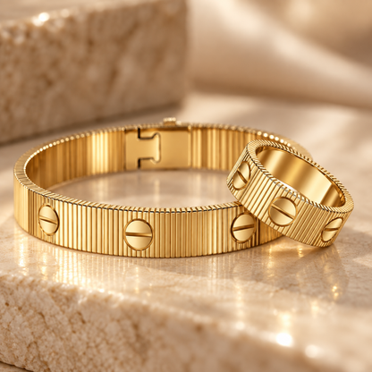 [Lora]Love Unlimited Bracelet & Ring Set