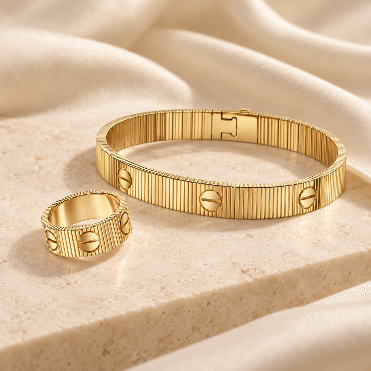 [Lora]Love Unlimited Bracelet & Ring Set
