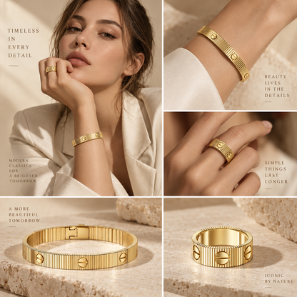 [Lora]Love Unlimited Bracelet & Ring Set