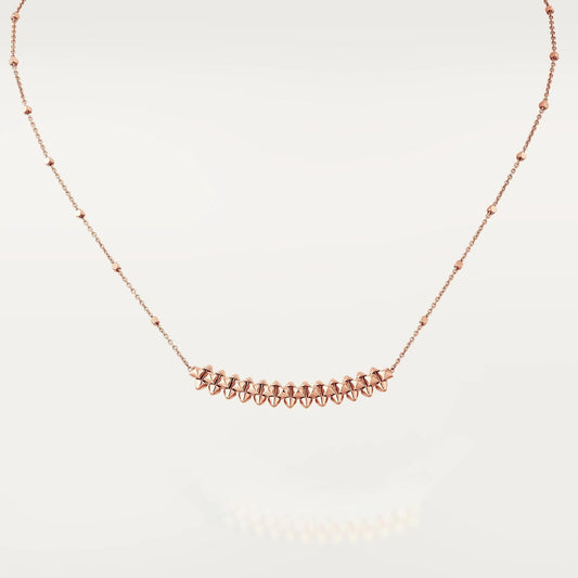 [LORA]CLASH PINK GOLD NECKLACE