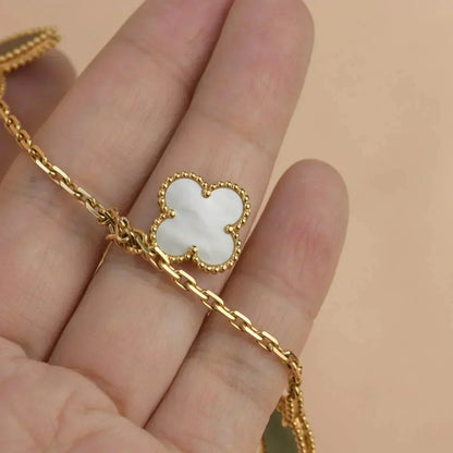 [Lora]LUCKY SPRING 5 MOTIF GOLD BRACELET