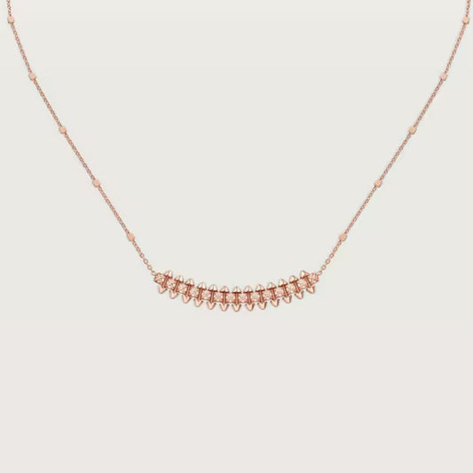 [LORA] CLASH  SMALL FULL DIAMOND NECKLACE