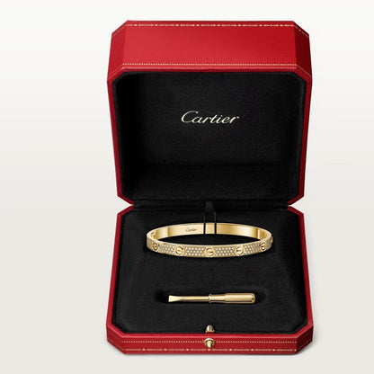[LORA] LOVE BRACELET 4.8MM DIAMOND-PAVED
