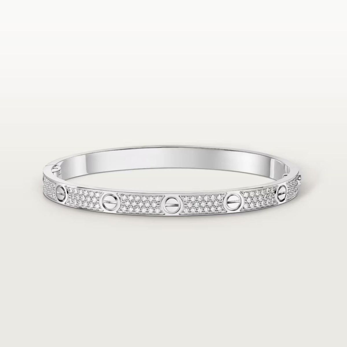 [Lora] LOVE BRACELET 4.8MM DIAMOND-PAVED