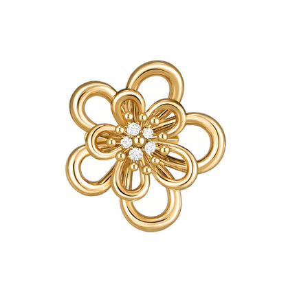 [LORA] FLOWERLACE RING 5 DIAMONDS