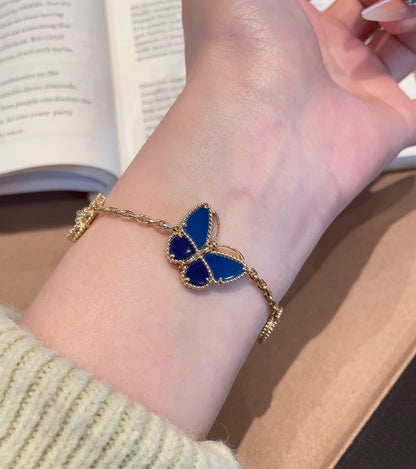 [LORA]LUCKY SPRING BUTTERFLY 5 MOTIF BRACELET