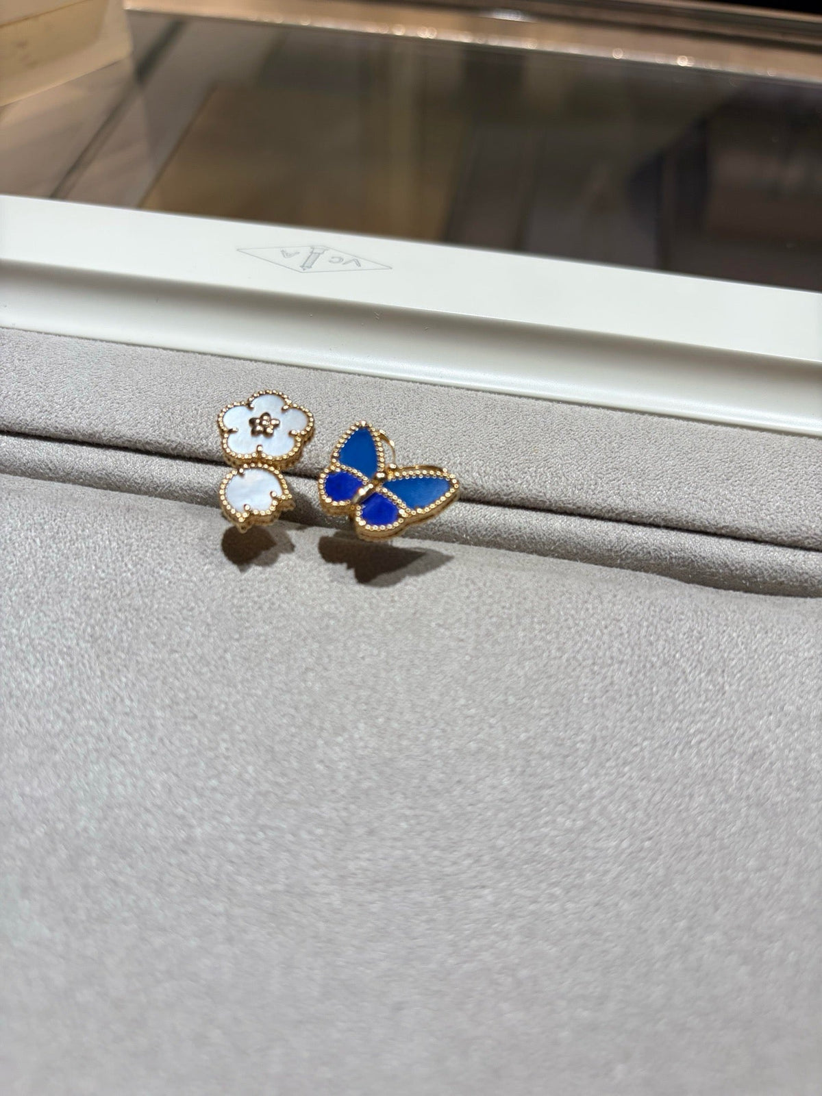 [Lora]LUCKY SPRING BUTTERFLY OPEN-FACE RINGS