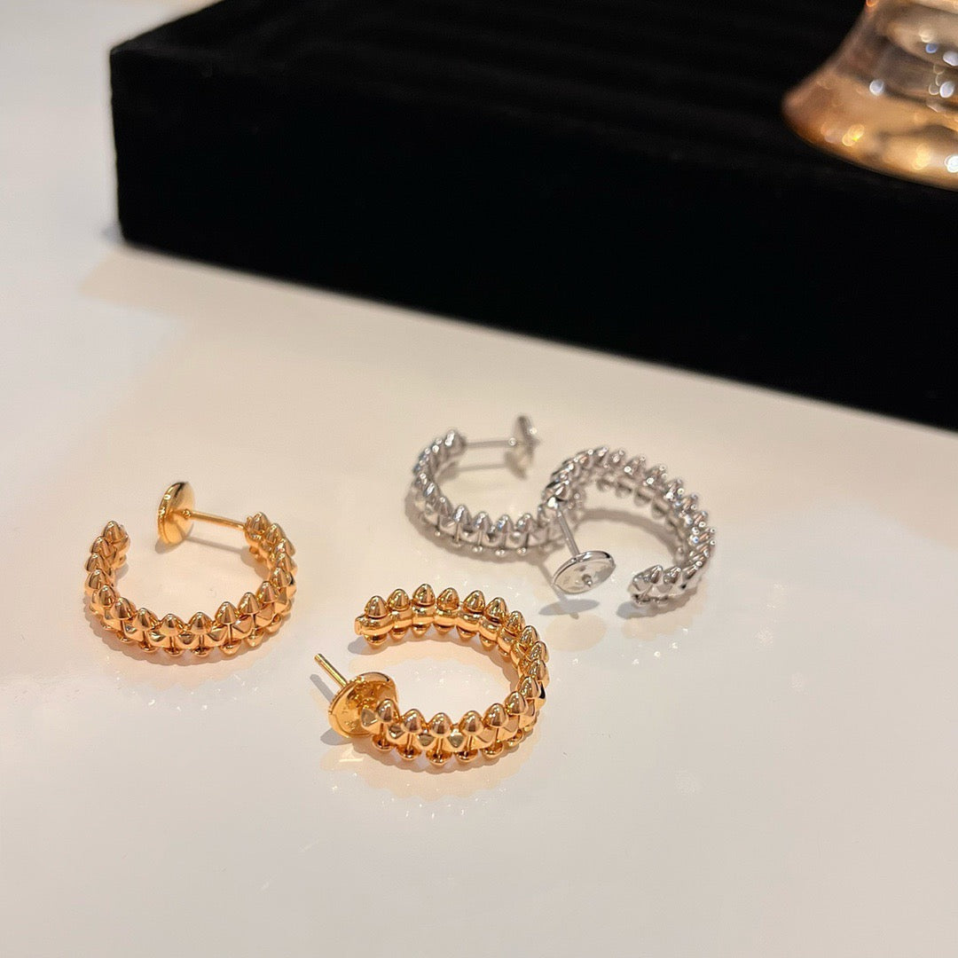 [LORA]CLASH SMALL HOOP EARRINGS