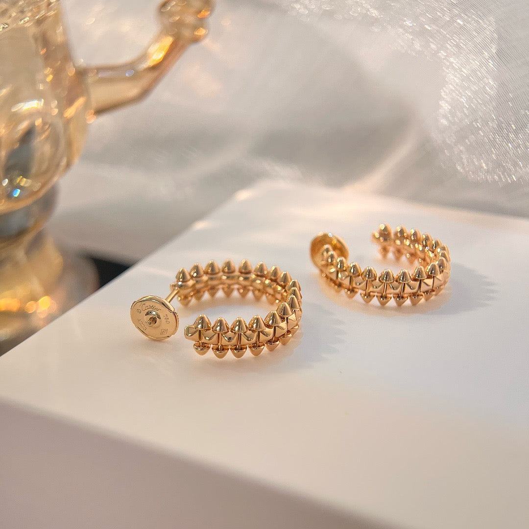 [LORA] CLASH SMALL HOOP EARRINGS