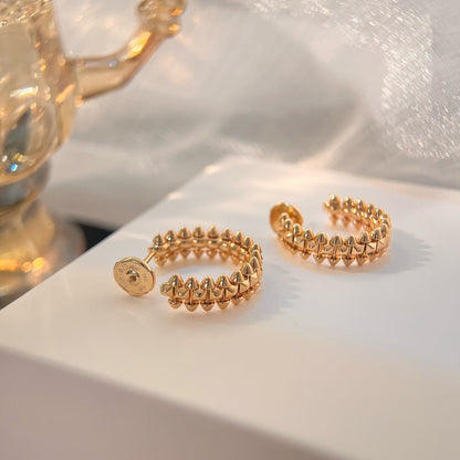 [LORA] CLASH SMALL HOOP EARRINGS
