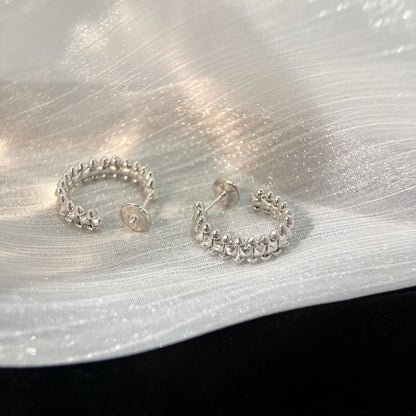 [LORA] CLASH SMALL HOOP EARRINGS
