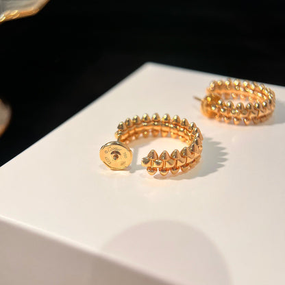 [LORA] CLASH SMALL HOOP EARRINGS