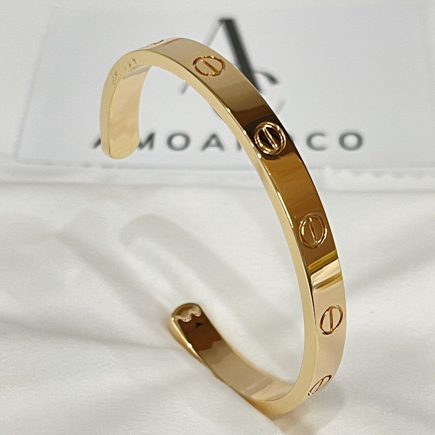 [LORA] LOVE BRACELET 6.1MM OPEN CUFF