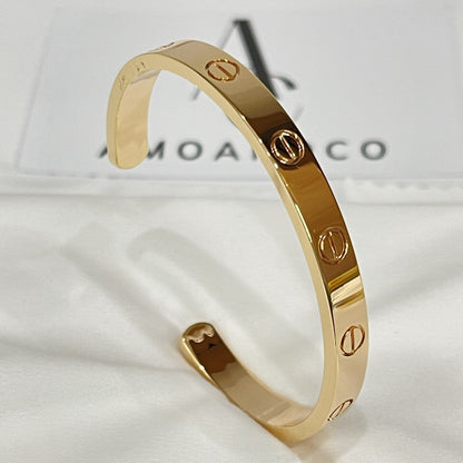 [LORA] LOVE BRACELET 6.1MM OPEN CUFF