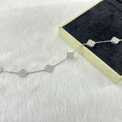 [Lora]CLOVER 6 MOTIF DIAMOND BRACELET