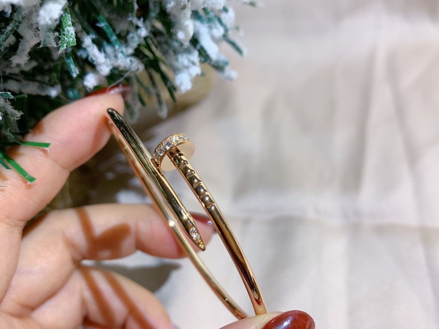 [LORA]JUSTE BRACELET 2.5MM DIAMONDS
