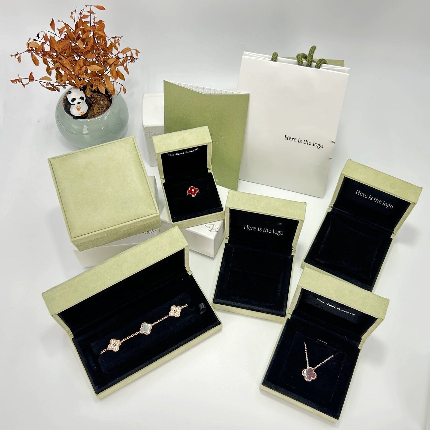 [Lora]CLOVER 15MM DIAMOND SINGLE FLOWER NECKLACE COLLECTION